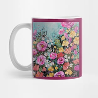 Dancing Flowers Mug